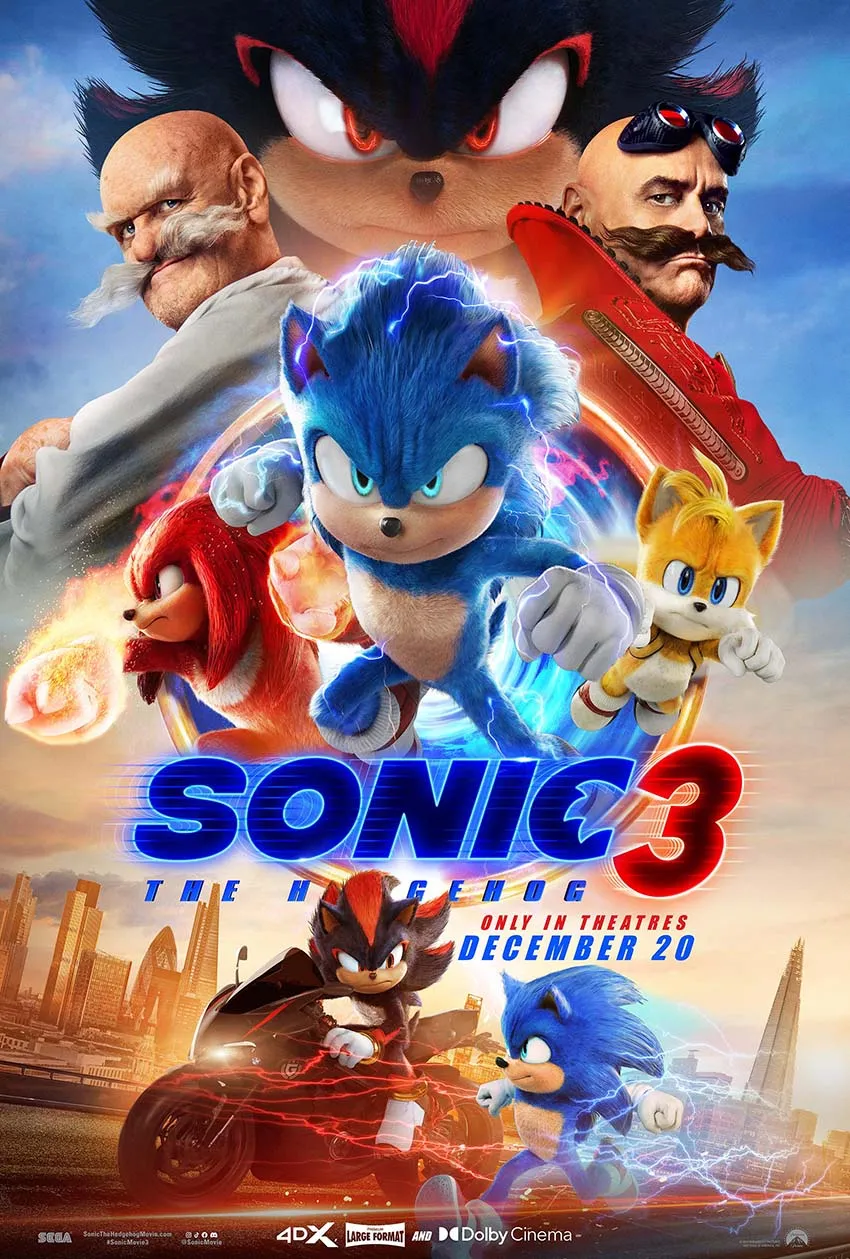 A poster image of the film Sonic 3